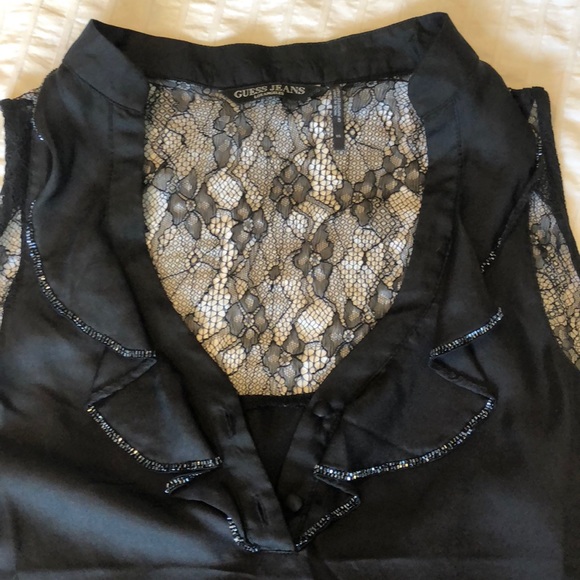 Guess Jeans Silk Blouse - Picture 3 of 6